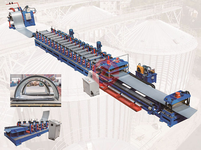 Silo Plate Roll Forming Machine