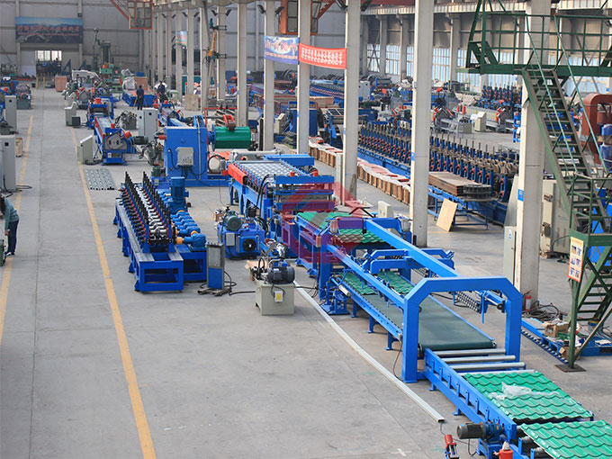 Step Metal Roof Roll Forming Machine